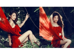 人像 - 那一抹红