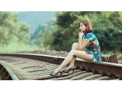 人像 - 铁路旗袍