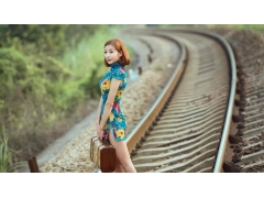 人像 - 铁路旗袍