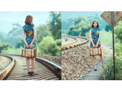 人像 - 铁路旗袍