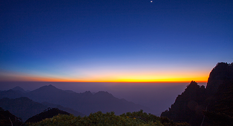 黄山日出